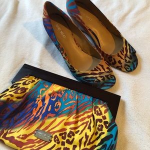 Nine West shoes and clutch
